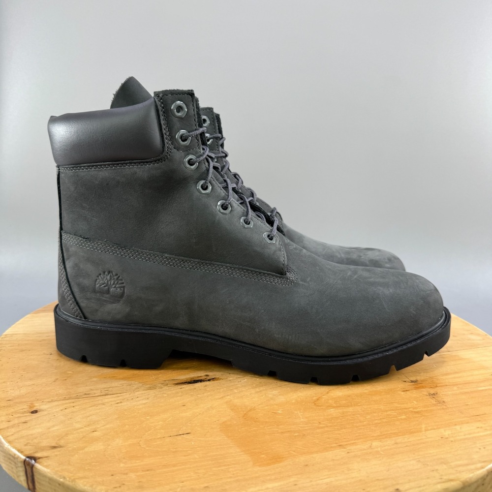 Timberland 6 Inch Classic Mens Size‎ 13 Waterproof Boots Dark Grey Primaloft NEW